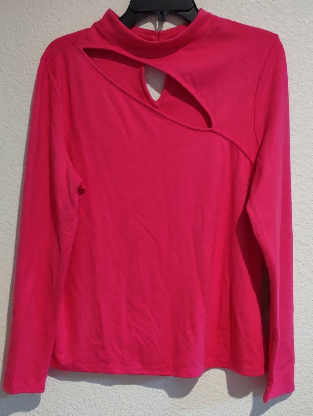 Halogen Size XL Long Sleeve Hot Pink Tops